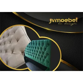 aea Chesterfield Bett Polster Design Luxus Doppel Hotel Betten Gold Luxus Hotel Neu - Weiß