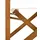 vidaXL Regiestuhl 55 x 56 x 88 cm braun