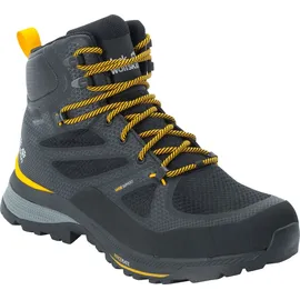 Jack Wolfskin Force Striker Texapore Mid Herren Black/Burly Yellow 45