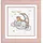 Luca-S Kreativset Luca-S Kreuzstich Set mit Rahmen "Gute Nacht", Zählmuster, 29x30cm, (embroidery kit by Marussia)
