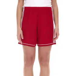 adidas Squadra 17 Damen Sport-Shorts mit ClimaLite-Technologie Tranings-Hose BK4779 Rot/Weiß - XS