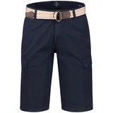 Lerros Bermudas »LERROS Cargo-Bermuda mit Gürtel (Set), blau
