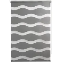 Good Life Doppelrollo WAVE 120 x 150 cm grau