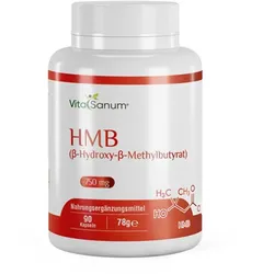 VitaSanum®- HMB  (?-Hydroxy-?-Methylbutyrat) 750 mg 90 Kapseln 90 St