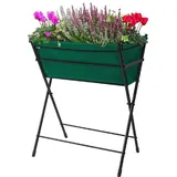 Veg Trug Poppy Go Hochbeet 65 x 40 x 79 cm Dark Green