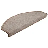vidaXL Stufenmatten 20 Stk. Hellbraun 65x24x4 cm, vidaXL
