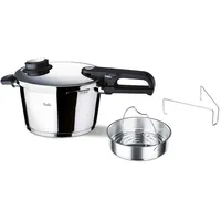 Fissler Vitavit Premium/Schnellkochtopf (8 L, Ø 26 cm) Edelstahl-Dampfkochtopf, 2 Garstufen - Induktion