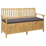 vidaXL Sitzbank 148 x 63 x 84 cm Grau