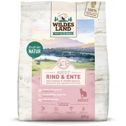 WILDES LAND Katze Rind und Ente Rind und Ente 400g
