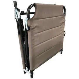 Mojawo XXL Gartenliege Taupe mit Dach