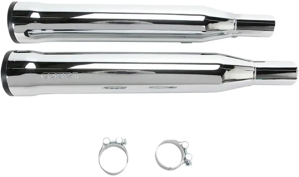 Cobra Harley Davidson 6080 Nicht Homologierter Slip-on-schalldämpfer - Chrome - Not Homologated