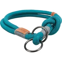 Trixie BE NORDIC Zug-Stopp-Halsband Petrol/Hellgrau L–XL
