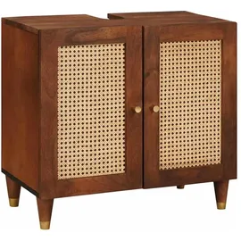 vidaXL Waschbeckenunterschrank 62 x 58 x 33 cm Braun