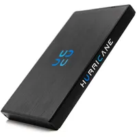 Hurricane GD25612 Externe Festplatte 2TB 2,5" USB 3.0 tragbare HDD für Fotos TV PC Ps4 Ps5 Xbox kompatibel mit Windows Mac Linux