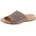 Pantolette Keilabsatz Sommerschuh Schlappen in schlichter Form braun 45 EU 10 5 UK