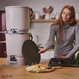 Skaza Exceeding Expectations Skaza Biomülleimer Bokashi Essential 2er Set (Hellgrau)