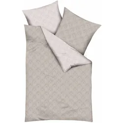 kaeppel Bettwäsche La Ville 155 x 220 cm Satin Braun Nougat