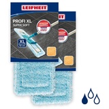 Leifheit 2er Set Wischbezug Profi XL super soft