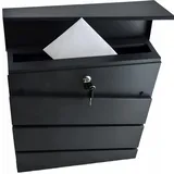 Virone Borneo Schwarz inkl. Zeitungsfach