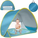 Strandzelt Strandmuschel mit Pool für Baby und Kinder Pop UP