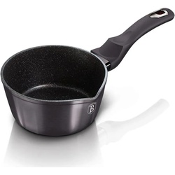 BerlingerHaus GRANITE POT 16cm BERLINGERHAUS BH-6891 CARBON PRO, Pfanne + Kochtopf, Grau
