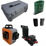 NEDO X-Liner 3D green Kreuzlinienlaser 3x360° IP54