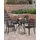 Beliani Gartenstuhl 4er Set Schwarz