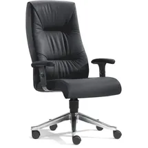 SITWELL STEIFENSAND AG Bandscheiben-Bürosessel Turbo-XXL Leder Schwarz