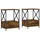 vidaXL Nachtschrank 50 x 41 x 65 cm Braun