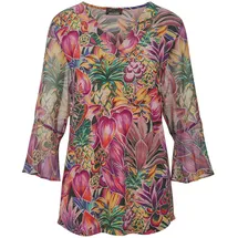 GOLDNER Bunte Tunika mit floralem Print Bunt 42