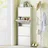 Homcom Schuhschrank 55 x 15 x 139,5 cm weiß / weiß
