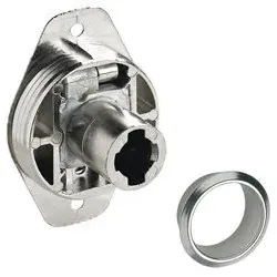 HETTICH PRESTIGE 2000 Zylinder Druckschloss, ø18, Stahl vernickelt