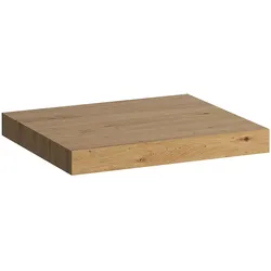 Waschtisch-Platte LANI 495x585x65 ohne Ausschnitt inklusive 2 Befestigungselemente weiß matt