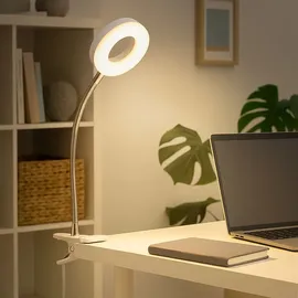 ETC Shop Klemmlampe Weiß 2 St.