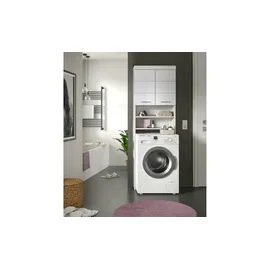 xonox.home Waschmaschinenschrank Scout 63 x 191 x 24 cm Weiß