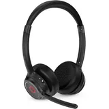 SPC Dreamer 2 Pro – Kabellose Bluetooth-Kopfhörer | 50h Akku | Geräuschunterdrückung (ENC) | Gleichzeitige Duale Verbindung | Google Fast Pair | Eingebautes Mikrofon | Kompatibel mit Teams, Schwarz