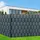 MuCoLa Sichtschutzstreifen 260 x 19 cm Grau PVC 10 St.
