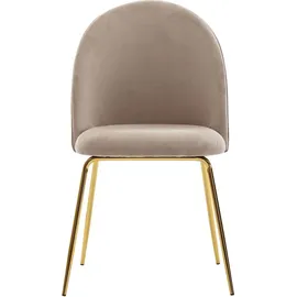 Wohnling Esszimmerstühle WL6.402 beige Stoff