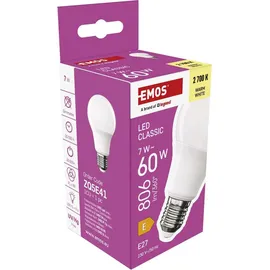 EMOS Classic A60, E27, 7 W (60 W), 806 lm, Warmweiß
