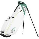 Callaway Hyperlite Zero Ultra Lightweight Stand Bag 2025, Weiß/Grün/Gold