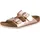 Pantoletten Braun/Rosa 31