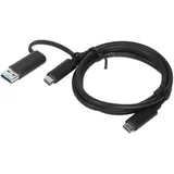 Lenovo USB-C 1 m Schwarz