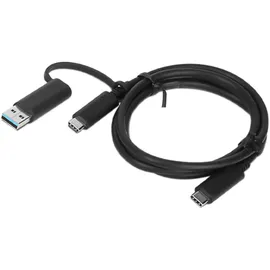 Lenovo USB-C 1 m Schwarz