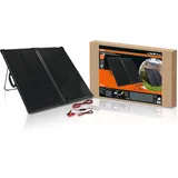 Osram BATTERYcharge SOLAR 100W, Monokristallines Solarmodul für netzunabhängige Stromversorgung, Solar-Batterieladegerät, faltbares Solarmodul mit integriertem Ständer, mit Überladeschutz