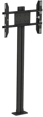 M Display Stand 180 Single Black w. Floormount - Max 60 kg - recommended for 63