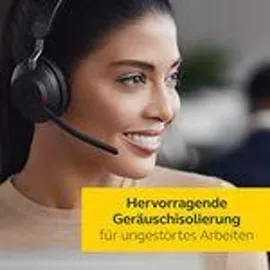 JABRA Evolve2 65 USB-A MS Teams Stereo schwarz mit Ladestation