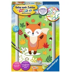 Ravensburger Malen-nach-Zahlen Süßer Fuchs mehrfarbig