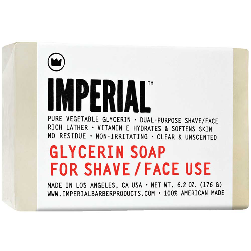Imperial Barber Products Glycerin Shave/Face Soap 183 ml Bar