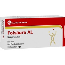 Aliud Folsäure AL 5 mg Tabletten