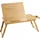 Beliani Klappbarer Laptoptisch Orge, Hellbraun 57 cm 35 cm